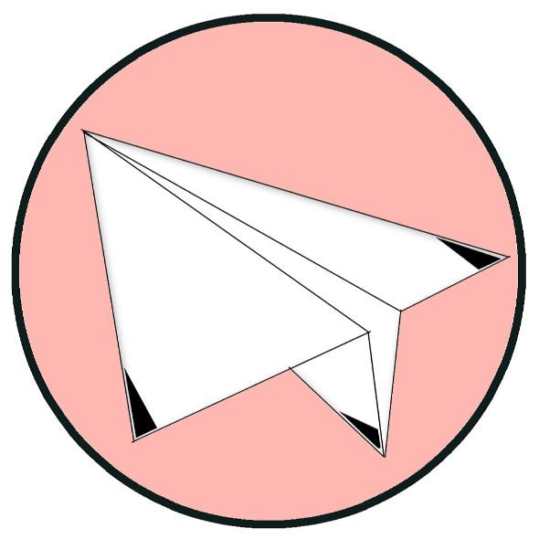 紙飛機∣美甲