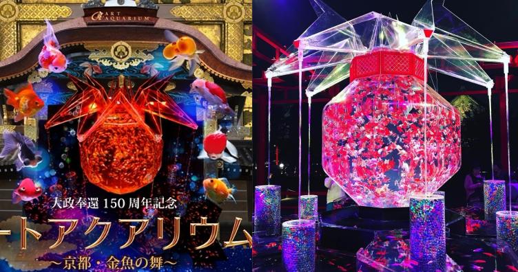 將感動沸騰至新境界 巨型盛宴 Art Aquarium 金魚展 大舉移師至世界遺產京都二条城 Popdaily 波波黛莉