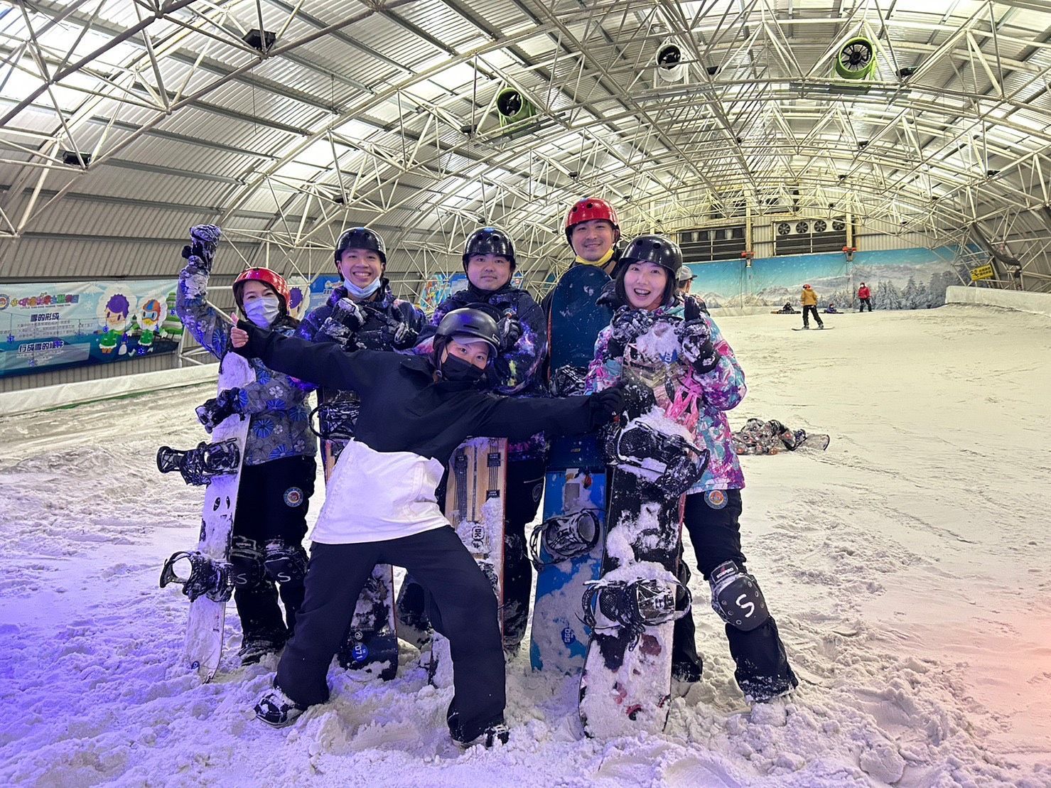 【新竹】-小叮噹滑雪場，滑雪體驗|snowboard|後韌落