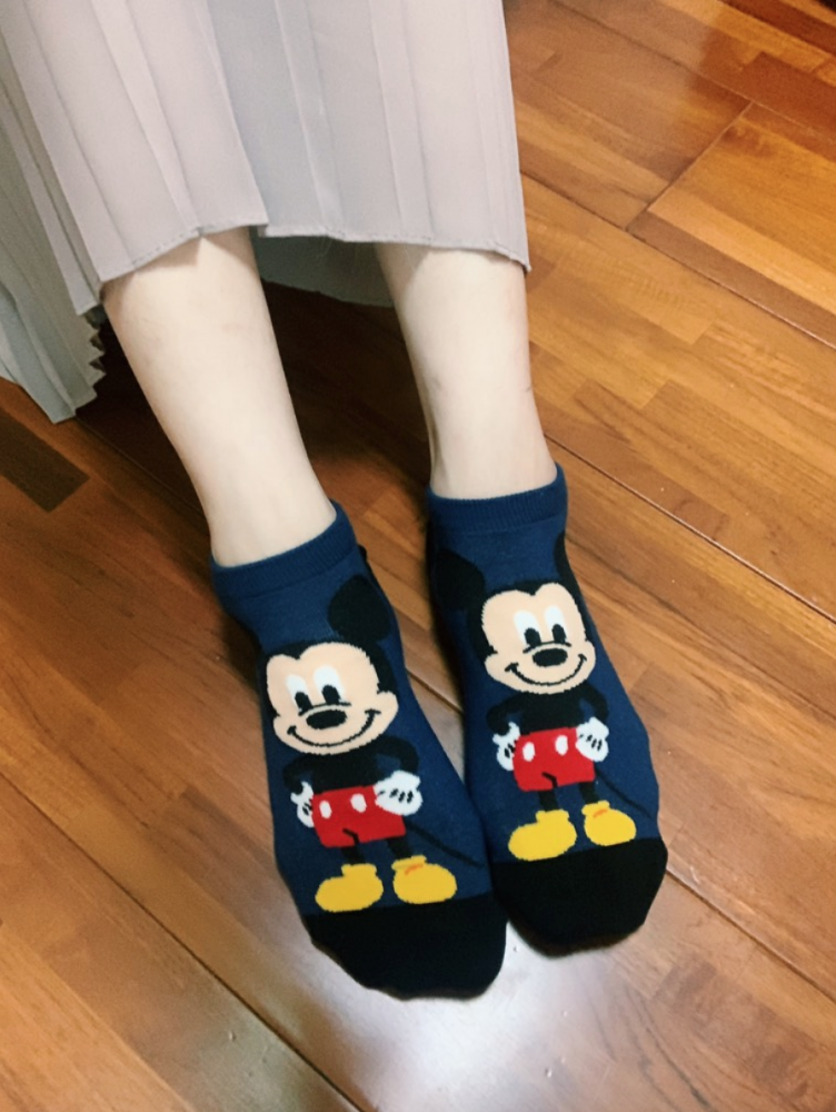 【韓國襪子】迪士尼卡通人物全員到齊！撞色吸睛超百搭，穿上天天好心情