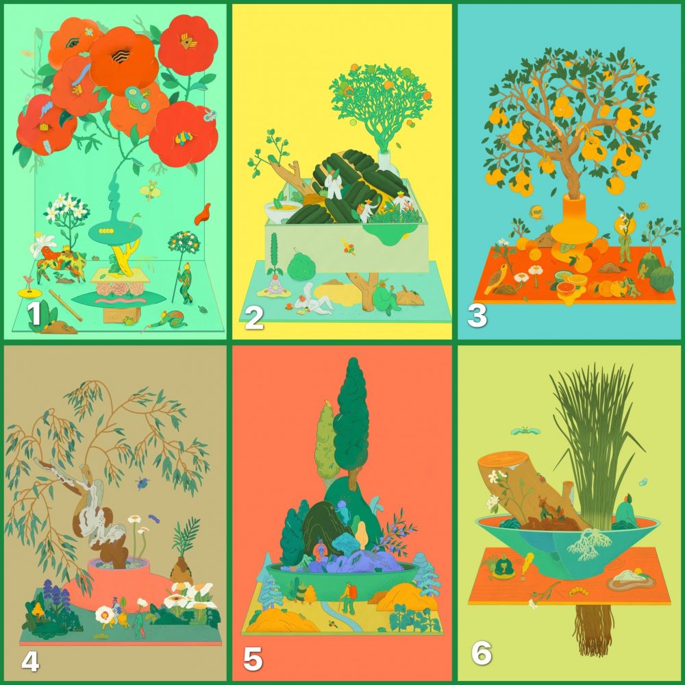川貝母「盆景」畫作小測驗！選擇「心目中的花園」，測2021屬於你的香氛植物密碼