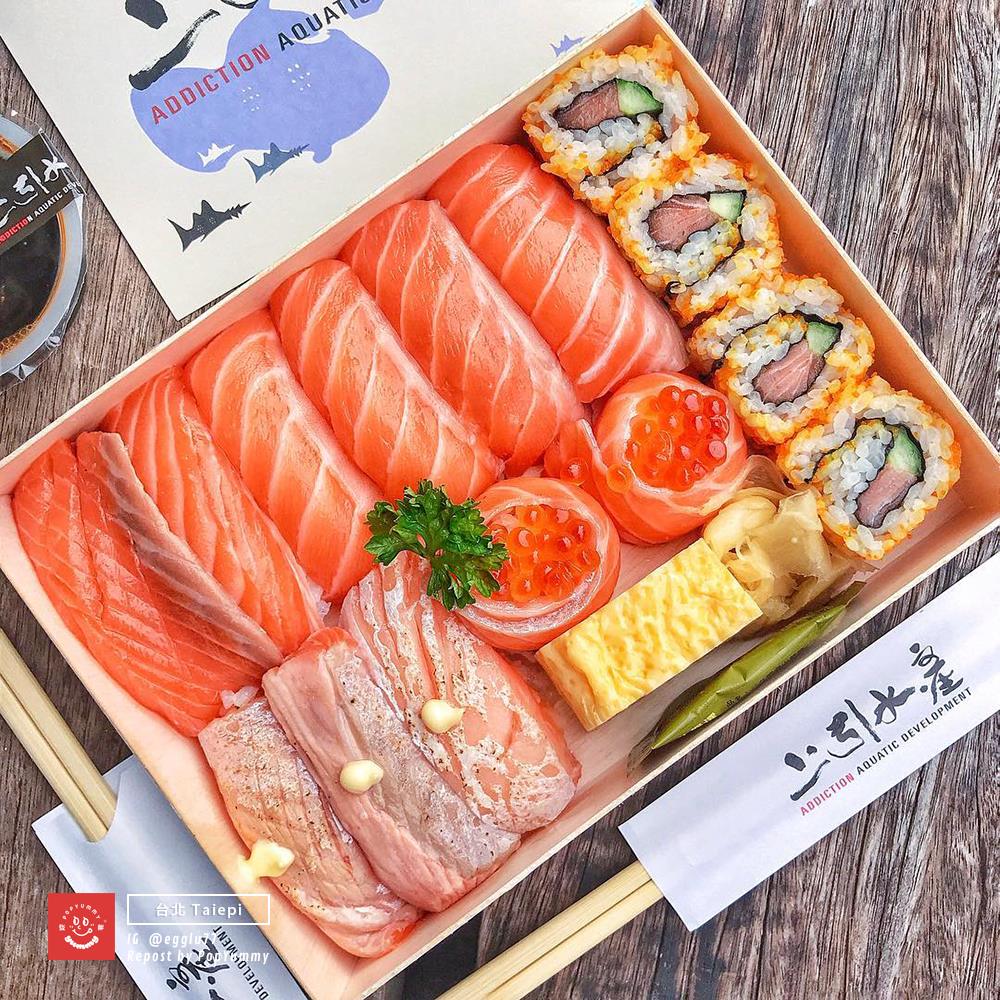鮭魚生魚片-上引水產