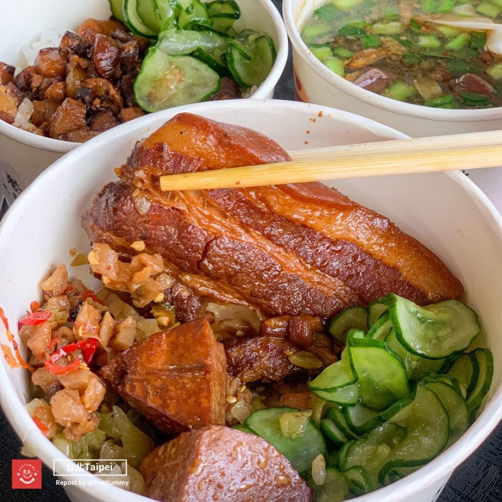 萬華傳統小吃-一甲子餐飲-祖師廟焢肉飯、刈包