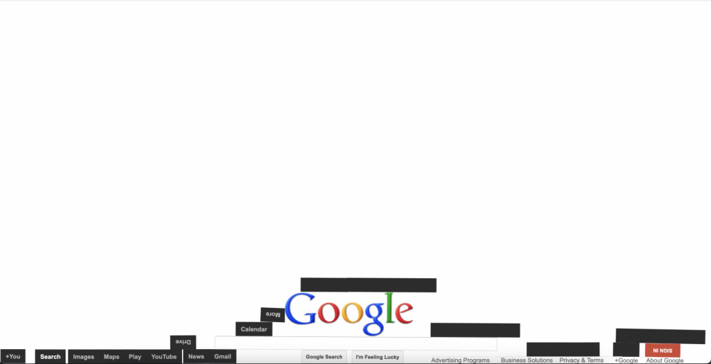 Google隱藏彩蛋-Google Gravity